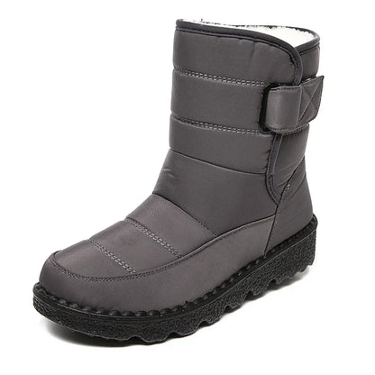Waterproof Snow Boots for Women 2023 Thick Plush Winter Ankle Boots Woman Platform Keep Warm Cotton Padded Shoes