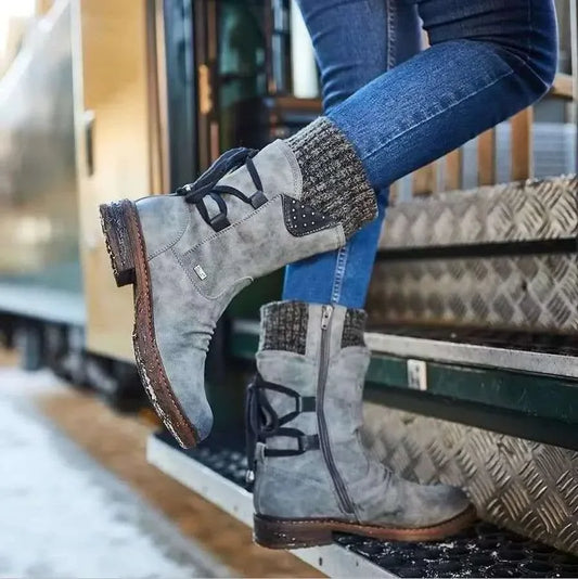 Sleek and Supportive Orthopedic Boots