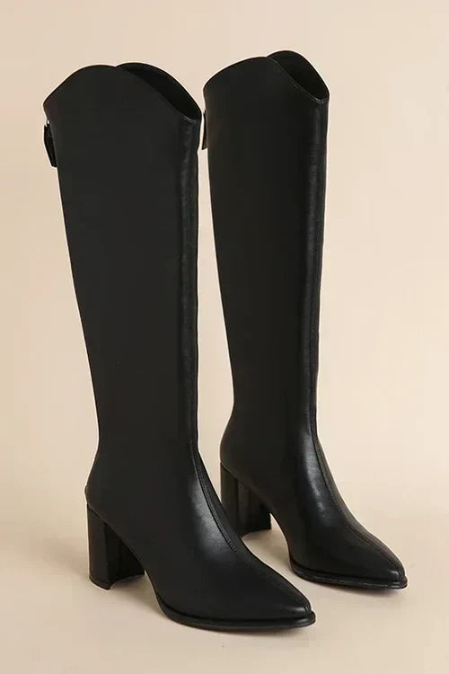 LM | - Knee-high leather boots
