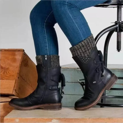 Sleek and Supportive Orthopedic Boots