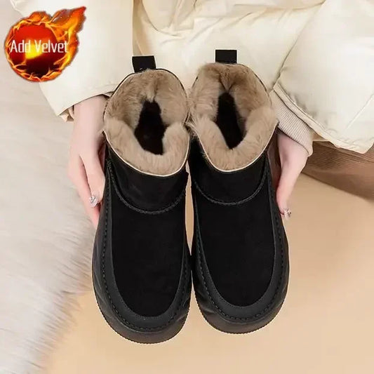 Women's Snow Boots Plus Warm Ladies Shoes Padded New In On Promotion Protective Plush 39 Sale Work Chic and Elegant No Slipery