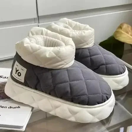 Thicken Warm Plush Waterproof Snow Boots for Women Thick Bottom Non Slip Winter Cotton Padded Shoes Woman Platform Ankle Booties