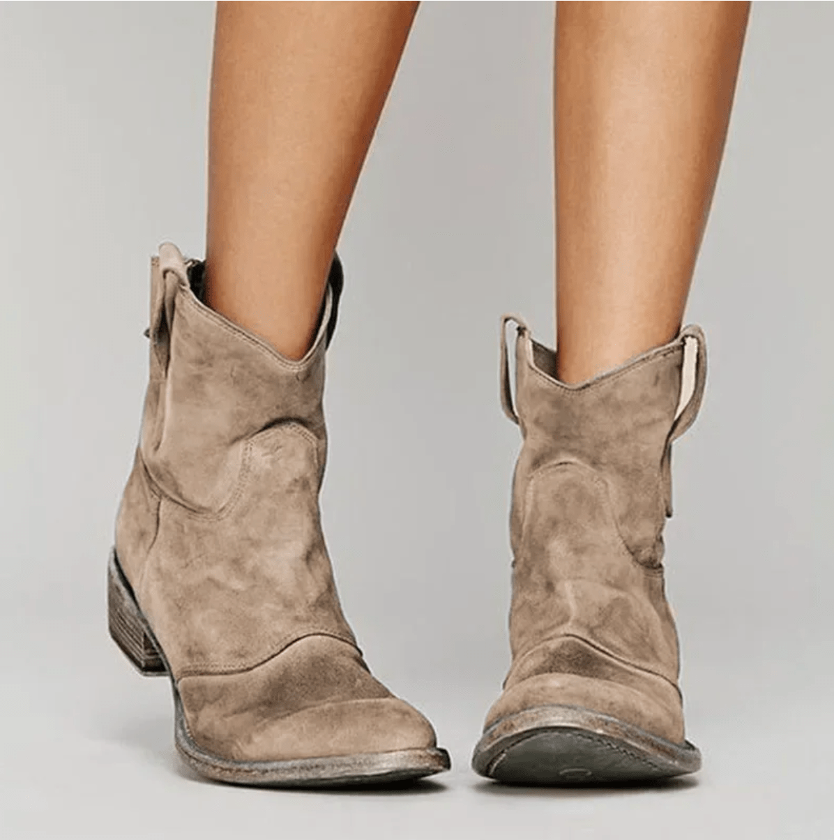 LM | suede western boots