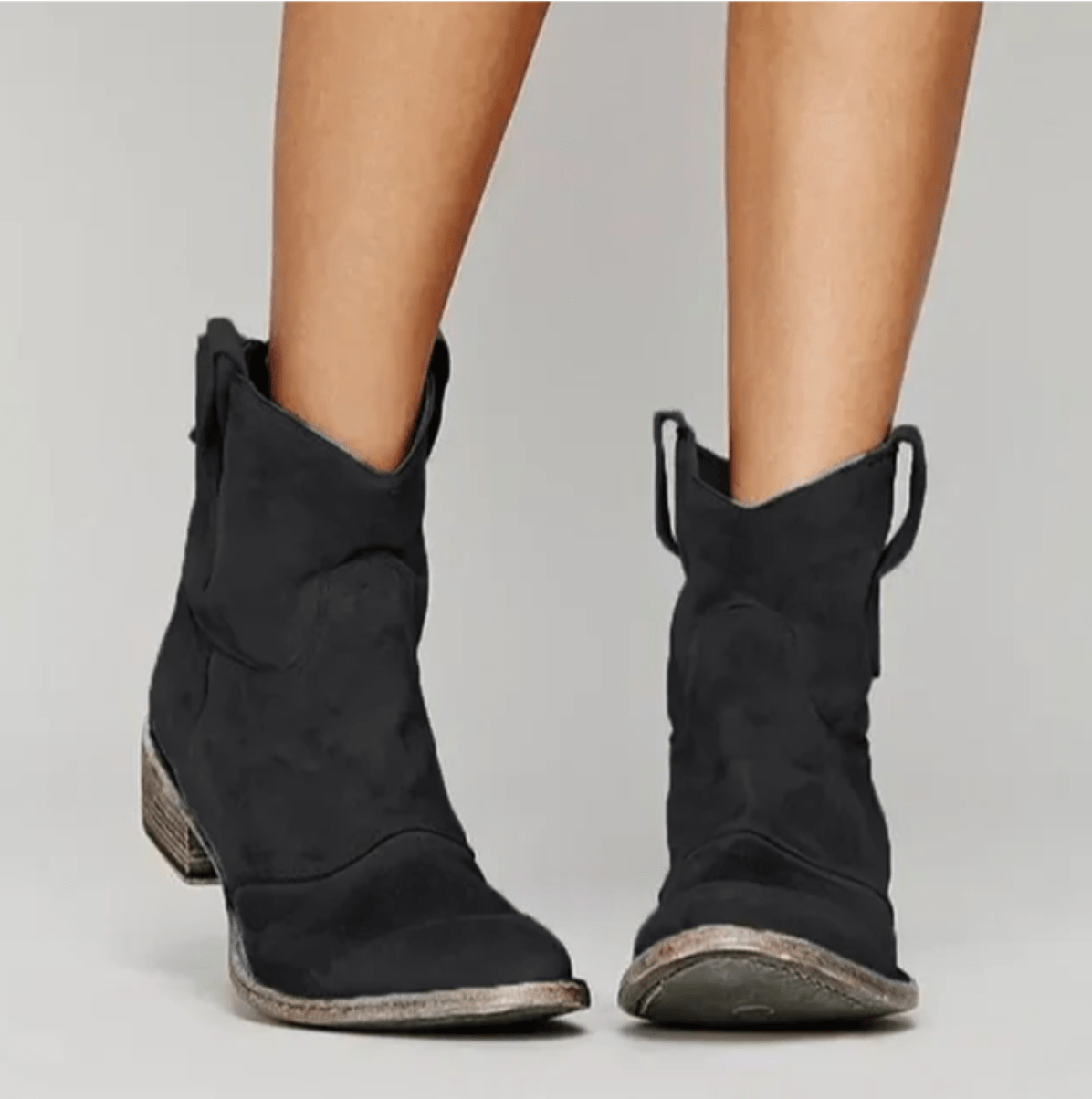 LM | suede western boots