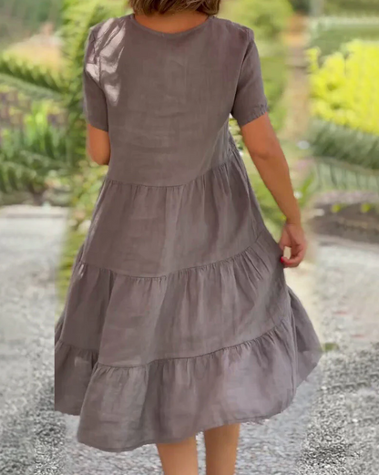 LM | ribbed elegant summer dress