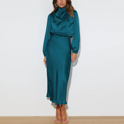 LM | Elegant long-sleeved dress