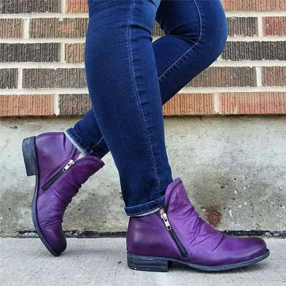 LM | WOMEN'S BOOTS WITH ZIPPER AND ANKLE PROTECTION 2023