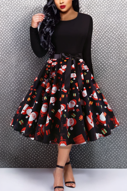 LM | Classic vintage dress with long sleeves