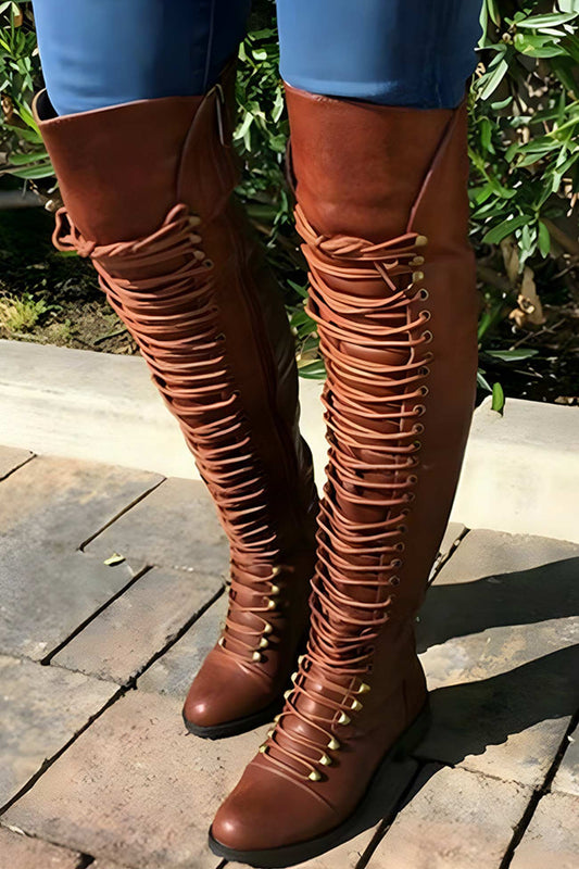 LM | Casual orthopaedic lace-up boots