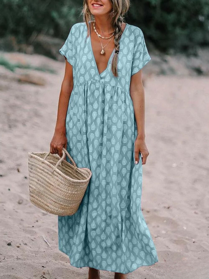 LM | Dress in floral fabric