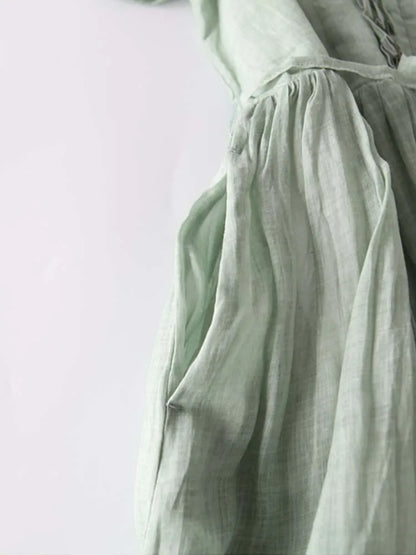 LM | Stylish linen dress