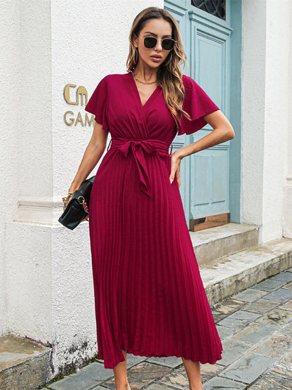 LM | Green wrap dress Laura