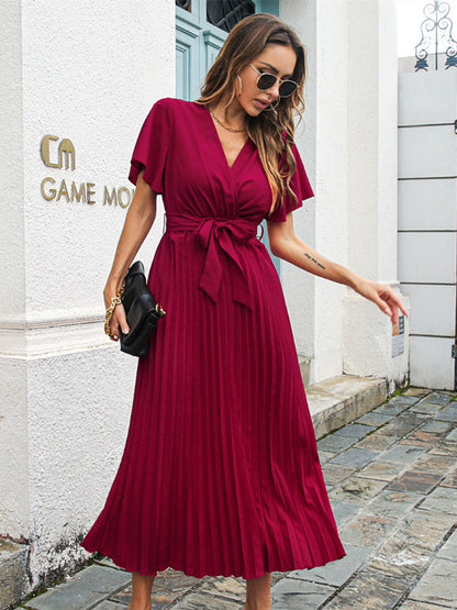 LM | Green wrap dress Laura