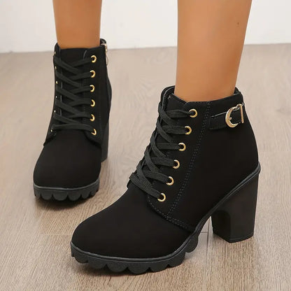 LM | WOMEN'S BOOTS WITH CHUNKY HEEL