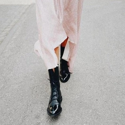 LM | Comfortable boots with pointed toe