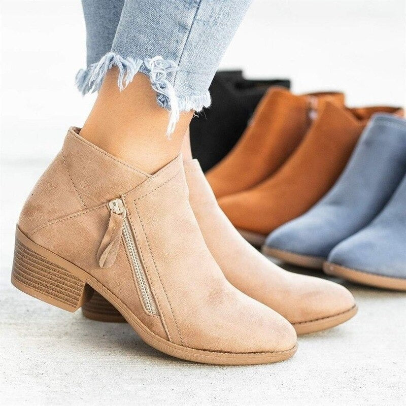 LM | ORTHOPEDIC WOMEN'S AUTUMN BOOTS WITH HEEL