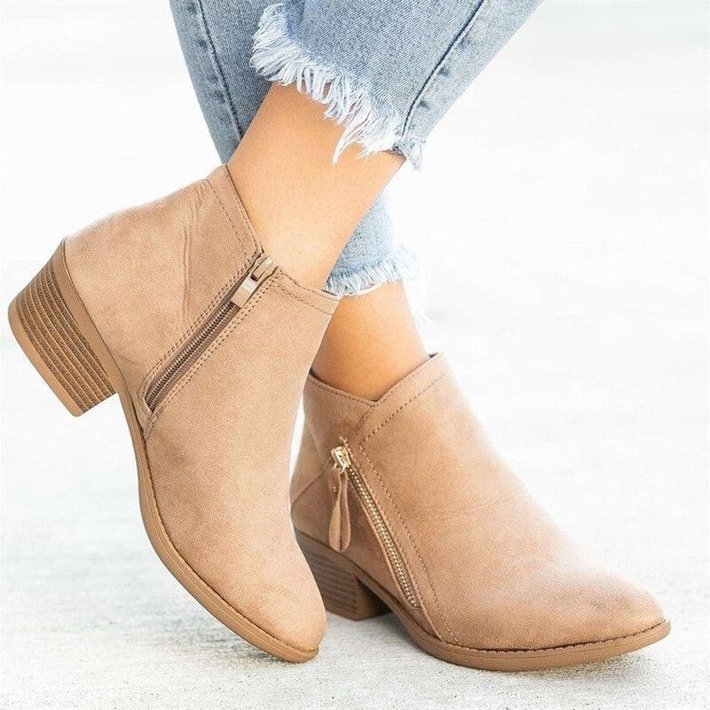 LM | ORTHOPEDIC WOMEN'S AUTUMN BOOTS WITH HEEL