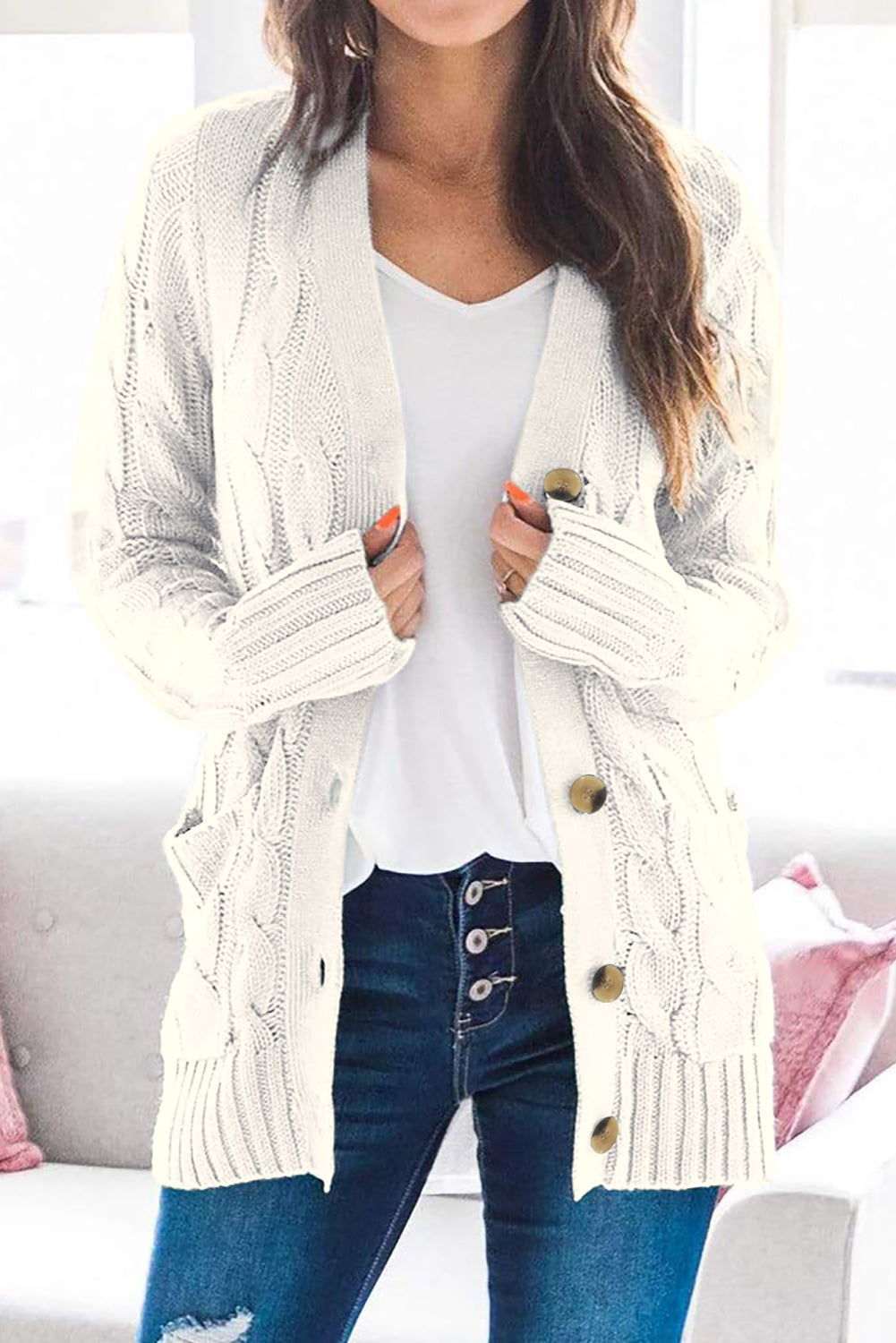 LM | Trendy and elegant winter cardigan