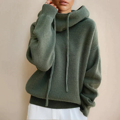 TS | Cozy pullover with drawstring