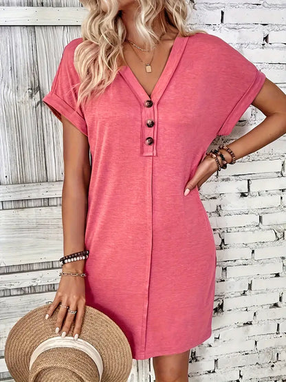 LM | Evelyn - Short-sleeved dress for spring