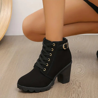 LM | WOMEN'S BOOTS WITH CHUNKY HEEL