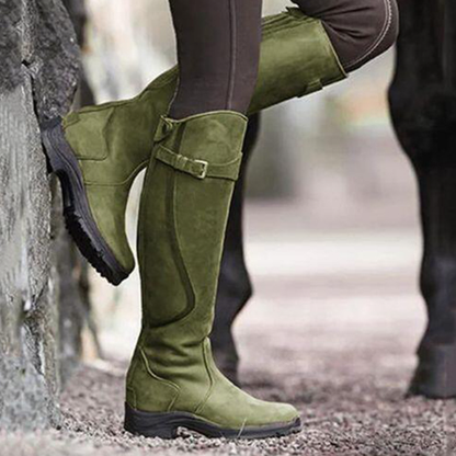 LM | - High-cut leather boots