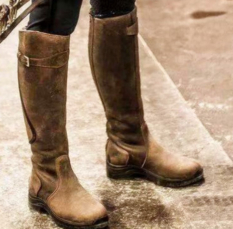 LM | - High-cut leather boots