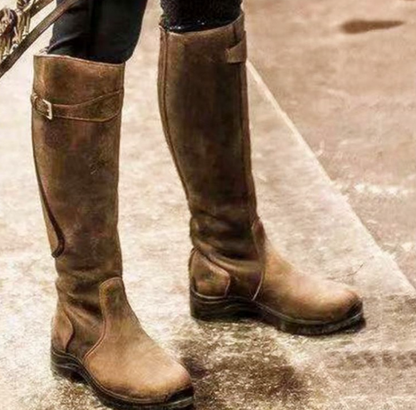 LM | - High-cut leather boots