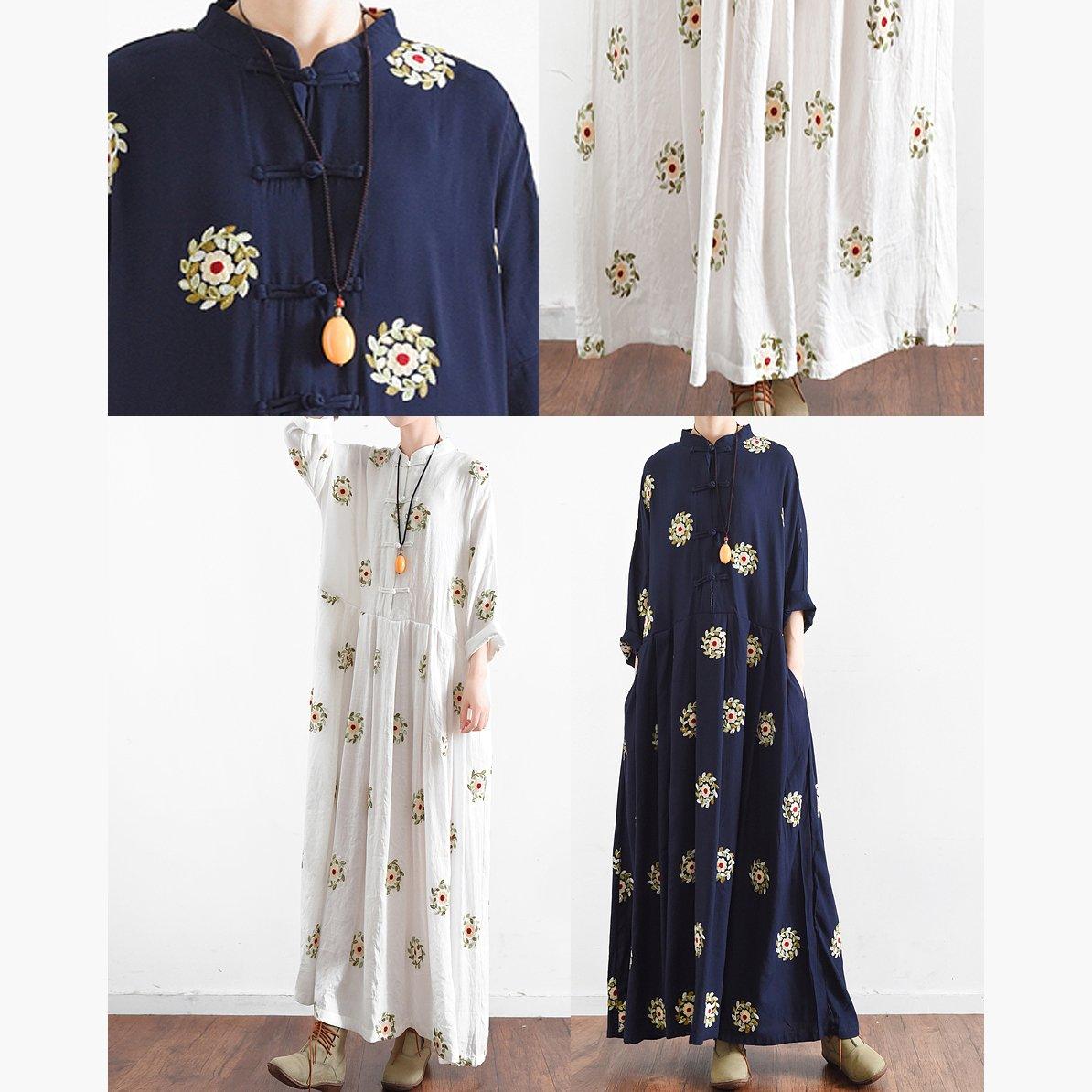 LM | Summer dress in floral chinoiserie