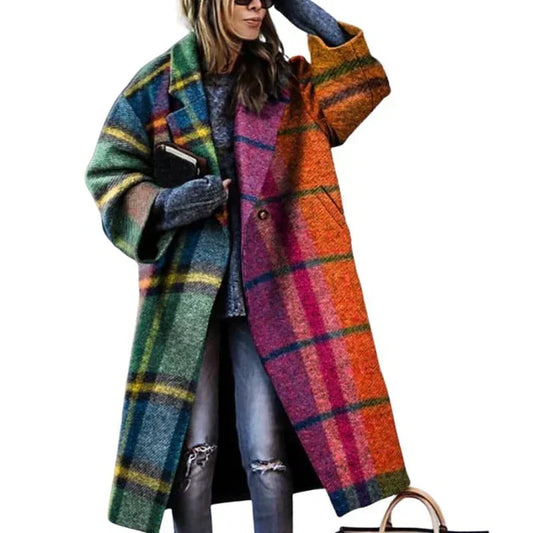 LM | long, warm wool coat in enchanting colors