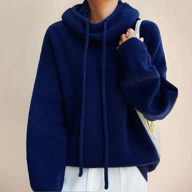 TS | Cozy pullover with drawstring